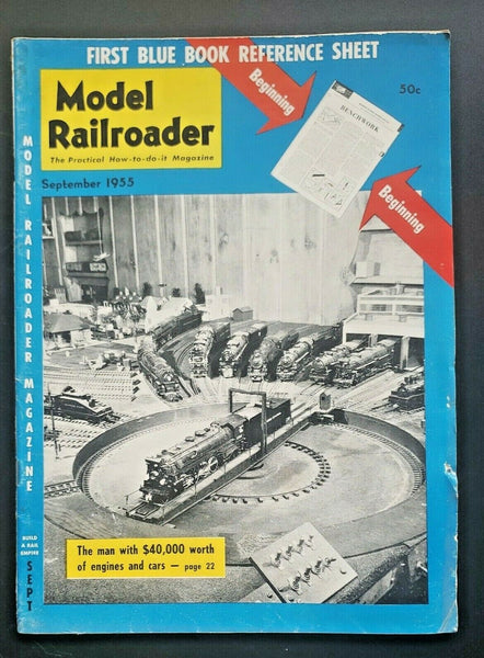 Model Railroader Magazine September 1955 Beginner Sheets U88