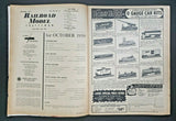 Railroad Model Craftsman Magazine October 1959 How to choose Loco Tenders U88