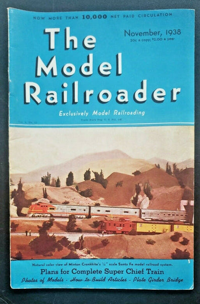 Model Railroader Magazine November 1938 Freight Station U88