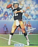 1989 Busch Beer Terry Bradshaw Football #12 Pittsburgh Steelers Poster 184