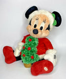 Disney Christmas Minnie Mouse Light Up Music & Motion Plush Toy Decoration BB15