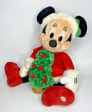 Disney Christmas Minnie Mouse Light Up Music & Motion Plush Toy Decoration BB15