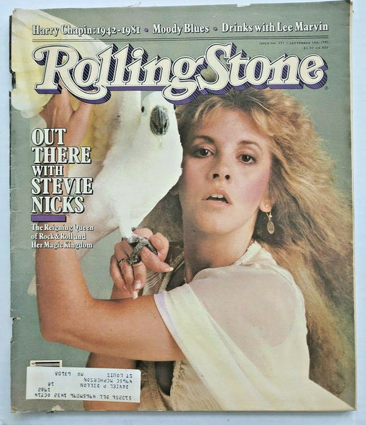 Rolling Stone Magazine Issue #351 Out There with Stevie Nicks 9/3/81 M22
