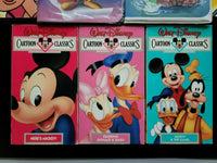 Vintage VHS Movies Family & Kids Lot of 7 Fantasia Disney Popeye Bugs Bunny U91