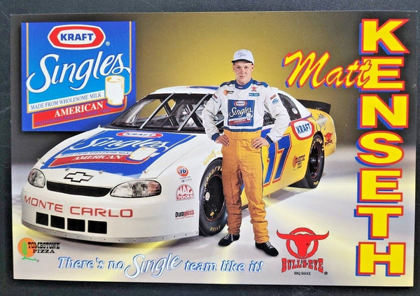 1996 Nascar Series Hero Driver Cards Matt Kenseth Kraft Singles Car 17 S43