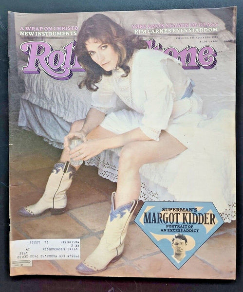 Rolling Stone Magazine Issue #347 Superman's Margot Kidder 7/9/81 M43