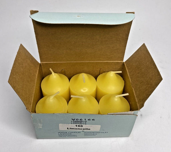 Partylite 6 Votives New Box Limencello P1C/V06166