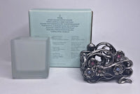 PartyLite Jewels Square Votive Holder Retired New In Box P26C/P7296