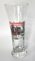 1991 Budweiser Clydesdales Pilsner Beer Glass Barware Man Cave 12oz U94