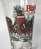 1991 Budweiser Clydesdales Pilsner Beer Glass Barware Man Cave 12oz U94