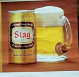 Vintage Stag Beer Presents 1975 St Louis Blues Hockey KPLR TV 11 Store Sign