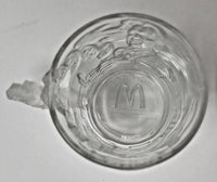 1995 Mcdonald's Two Faces Batman Forever DC Comics Clear Glass Cup Mug W4