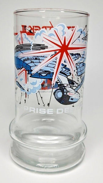 1984 Star Trek 3 “The Search For Spock” Taco Bell  Enterprise Destroyed Glass W3