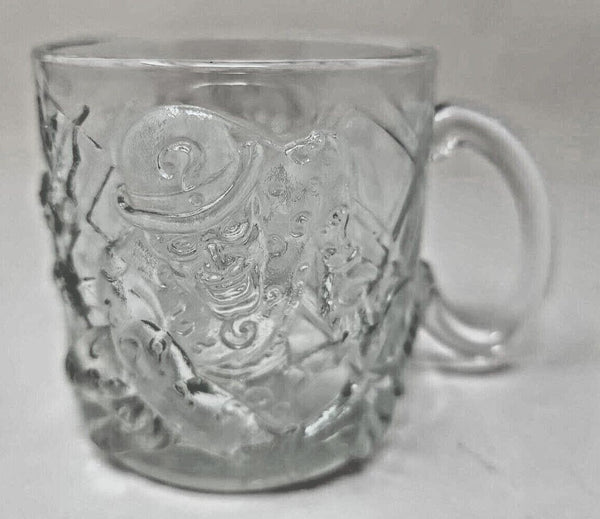 1995 McDonald's Batman Forever Riddler Glass Mug Cup Drinkware W4