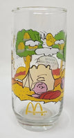 1980"s Camp Snoopy Collectors Drink Glass Morning People McDonald's  W3