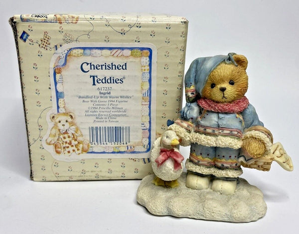 Cherished Teddies Ingrid "Bundled-Up With Warm Wishes" Figurine U100