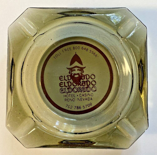 Eldorado Hotel Casino Ashtray Reno Nevada Smoked Glass PB180-2