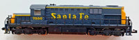 ALCO N scale Engine Locomotive 7550 Santa Fe Railroad U103-23