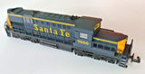 ALCO N scale Engine Locomotive 7550 Santa Fe Railroad U103-23