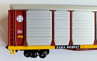 Con-Cor Santa Fe Auto Rack Car N Scale TTGX965947 Trailer Train U105-48