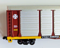 Con-Cor Santa Fe Auto Rack Car TT965942 Trailer Train N Scale Model U105-49