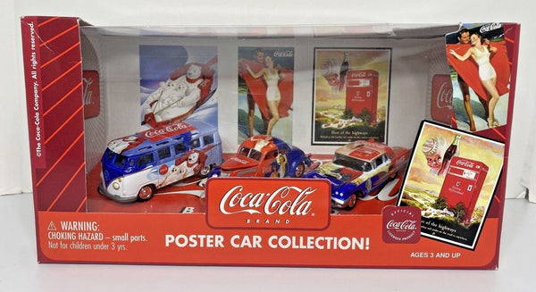 2003 Coca-Cola Brand Poster Car Collection Collectibles Johnny Lightning SKU U11