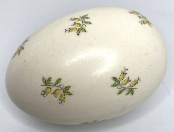 Vintage Ceramic Floral Print Decorative Easter Egg  SKU PB188-12