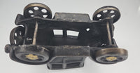 Vintage Cast Iron Model T Toy Coupe 5” Black/Gold, Unbranded U104