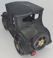 Vintage Cast Iron Model T Toy Coupe 5” Black/Gold, Unbranded U104