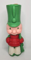 Vintage Holly Brights Toy Soldier Christmas Holiday Candle 5.5" SKU H113