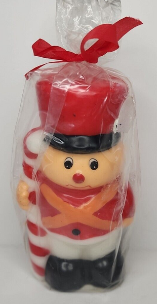 Vintage Kmart Toy Soldier Holiday Candle New in Packaging 5" SKU H129