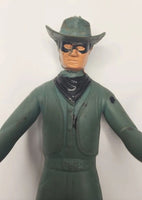 Vintage 1966 Lone Ranger  Lakeside Toys 6.5" Bendable American Hero & Horse BD9