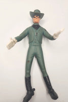 Vintage 1966 Lone Ranger  Lakeside Toys 6.5" Bendable American Hero & Horse BD9