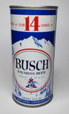 1970's Busch 14oz Anheuser Busch Empty Beer Steel Can Tall Boy BC4-3