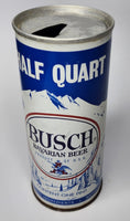 1970's Busch Half Quart 1 Pint 16oz Anheuser Busch Empty Beer Steel Can BC4-4