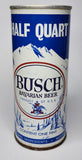 1970's Busch Half Quart 1 Pint 16oz Anheuser Busch Empty Beer Steel Can BC4-4