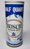 1970's Busch Half Quart 1 Pint 16oz Anheuser Busch Empty Beer Steel Can BC4-4