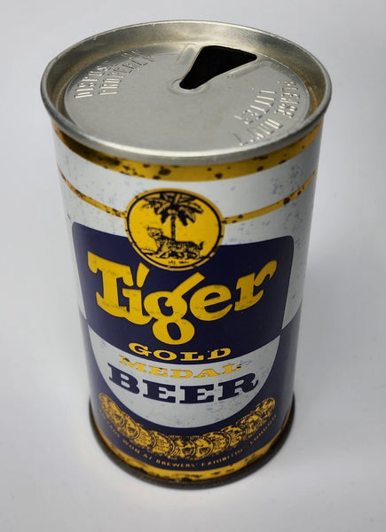 1970's Tiger Gold Medal Lager 12oz Malayan Breweries Empty Beer Can BC4-15