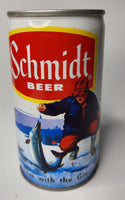 1970's Schmidt Beer 12oz "Winter Pike" G. Heileman Breweries Empty Beer Can BC4-44