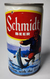 1970's Schmidt Beer 12oz "Winter Pike" G. Heileman Breweries Empty Beer Can BC4-45