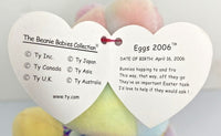 Ty Beanie Baby Easter Bear Pastel Eggs 2006 BB21