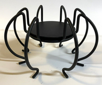 Partylite Black Metal Spider Candle Holder NIB P8B P8728