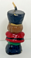 Vintage Christmas Toy Soldier Candle 2.5" SKU H240