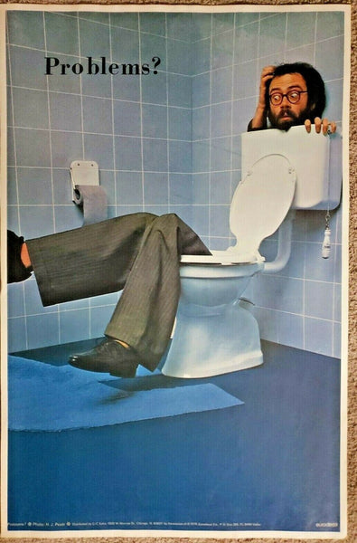 Vintage 1976 Poster Problem Photo by H.J. Peyer  eurodecor