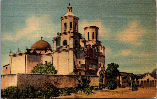 Mission San Xavier Del Bac AZ Postcard PC167