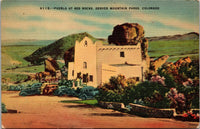 Pueblo at Red Rocks Denver Mountain Parks CO Postcard PC167