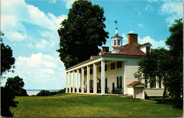 East Front at Mount Vernon Home of Washington VA Postcard PC18