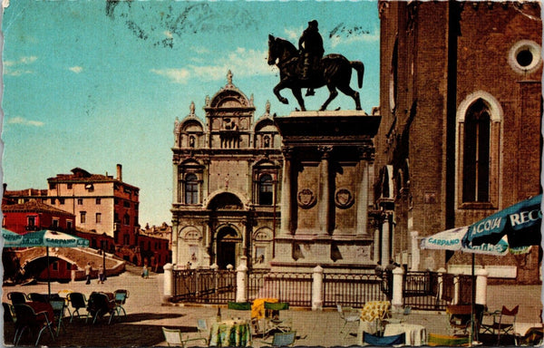 The Colleoni Monument Venezia Italy Postcard PC17