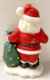 Vintage Santa & Toy Bag Candle 6.5" SKU H299