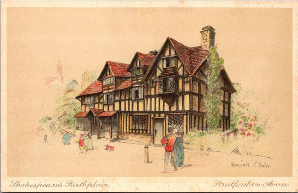 Shakespeare'scBirthplace Stratford on Avon Postcard PC179